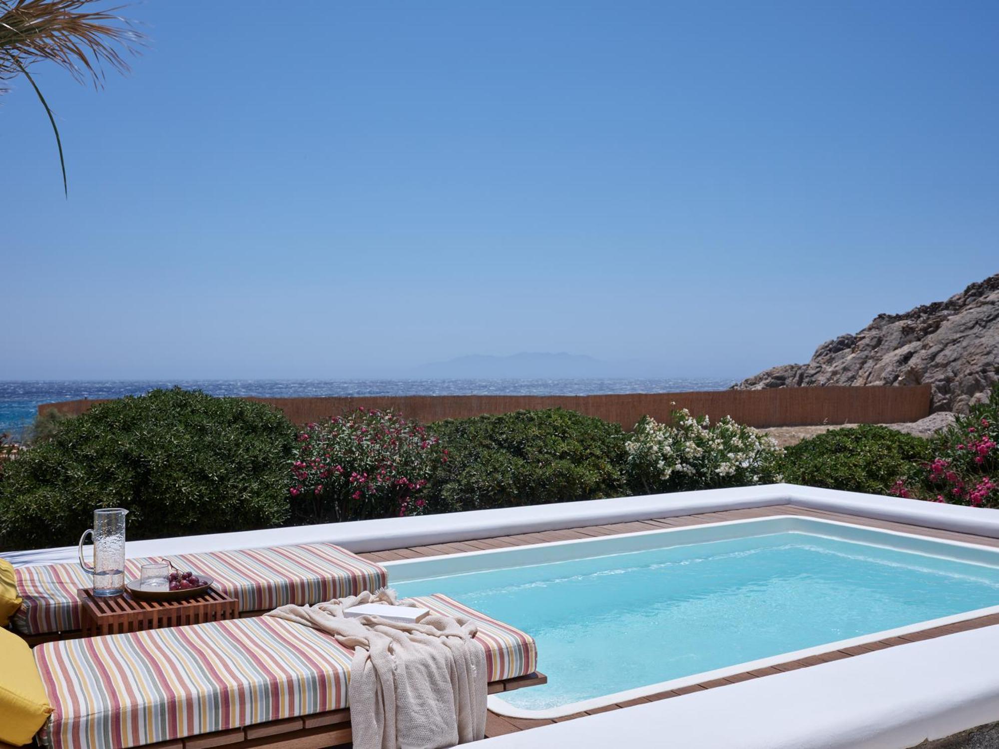 Myconian Sunrise Relais & Chateaux Hotel Agrari  Rum bild